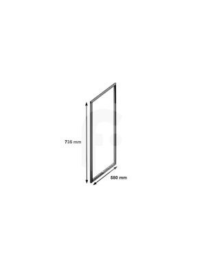 Уплътнение на вратата на фризера Beko K6330 K6360 K6290 K6260 - оригинален 4669521800 4668510100 - Img 6