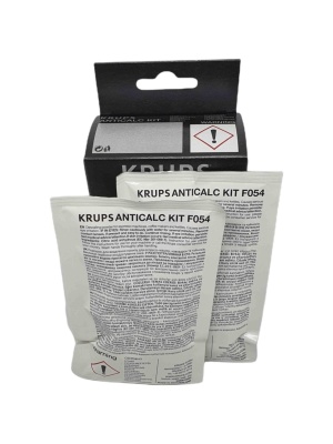 Anticalcar pentru espressor, cafetieră și fierbător Krups si Rowenta, Groupe SEB F054001B, 2 plicuri - Img 2