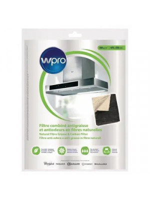 Combined anti-grease carbon filter C00424801, 350G/m² - 47X57 cm Wpro