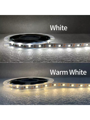 LED traka, senzor pokreta, DC5V, USB napajanje, 2800K-3000K, toplo bijelo svjetlo, 5 m - Img 3