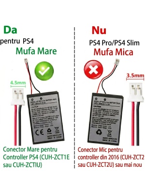 LI-ION baterija, združljiva s krmilnikom konzole Sony PS4 3,7 V 1300 MAH