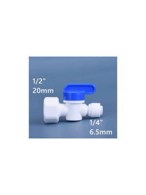 Robinet plastic teava apa cupla rapida 1/4 la filet 1/2