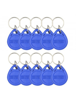 Tag de proximitate RFID cu cip 125KHz read only - Albastru - Img 2