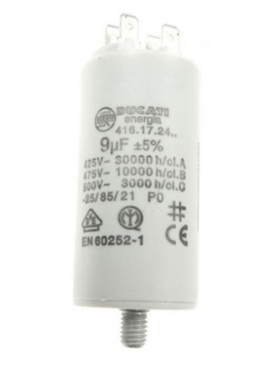 Universal engine start capacitor 9uF Ducati 416172464