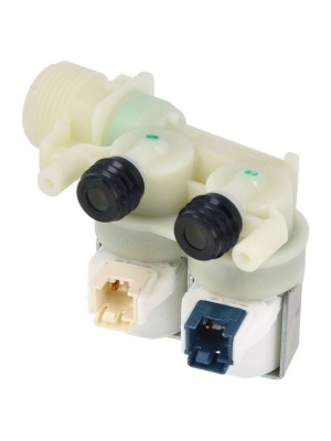 Washing machine water inlet valve 2 outlets, C00110333 Ariston Indesit 482000022813 original