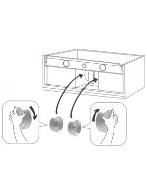 2 db Ikea 54 PPV0 aktív szén páraelszívó készlet, Beko 9197065088 - Img 3