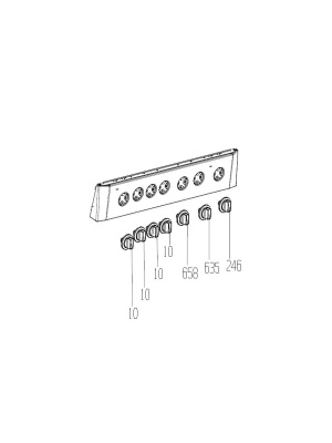 Set ručki za plinski štednjak BEKO FSE52120DWO 7786982119