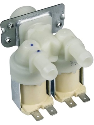 Solenoidový ventil práčky 2 výstupy 180° 2X15MM Kompatibilný - Img 3