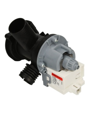 Washing machine drain pump with plug Indesit RC0304 Hotpoint, C00119307 488000855480 - Img 4