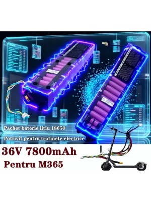 Baterie Li-ion potrivită pentru trotineta Xiaomi M365 Pro Pro2 1S, impermeabilă, 36V, 78000mAh compatibila - Img 2