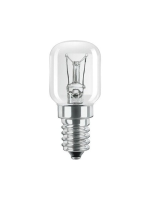 Bec cuptor electric / cuptor microunde / aragaz, E14, 25W-230V, L 48mm, 300°C - Img 2