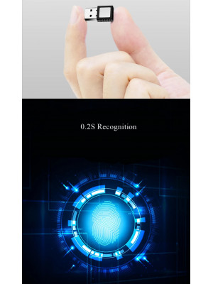 Dispozitiv biometric AT41 mini USB cititor de amprentă pentru Windows 10 - 11, Hello Biometrics, Cheie de securitate, Fingerprint reader - Img 8