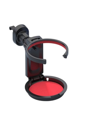 Red car cup holder, ashtray, phone, multifunctional, foldable