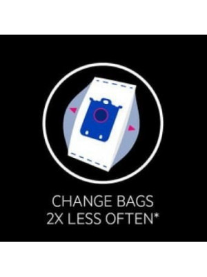 Set of 12 s-bag vacuum cleaner bags Philips E201SM Long Performance 9001684811 - Img 9