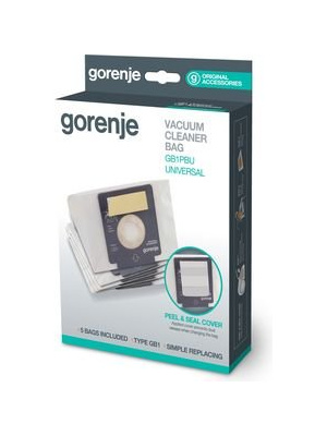 Set of 5 vacuum cleaner bags GB2, GB1PBU Gorenje 570741
