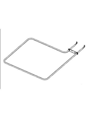 Alsó fűtőelem AEG Electrolux sütőhöz 140063361020, 140063361012 kompatibilis