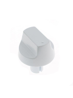C00382621 Főzőlap gomb, fehér, Whirlpool / Indesit, 482000091967 - Img 1