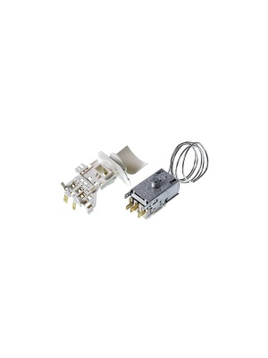 Kit termostat suport lampa pentru frigider Hotpoint, Indesit, Whirlpool 484000008566 original