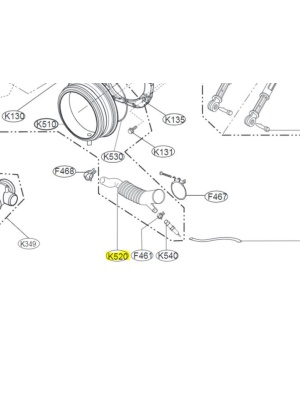 LG washing machine pump tub hose MAR62161902 Original - Img 2