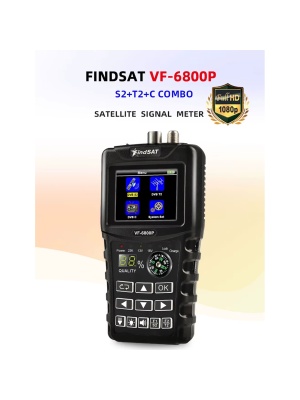 Măsurare semnal DVB-C, satelit Combo FindSAT VF-6800P, DVB-S2/T2/C, Baterie 2500mAh - Img 7