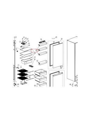 Polita usa frigider Gorenje HK1649624 - Img 3