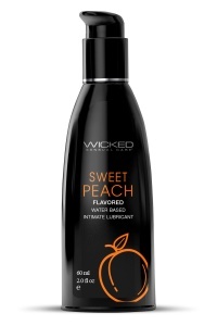 Lubrifiant aromat cu piersică dulce Aqua, Wicked Sensual Care, 60 ml, Tonga