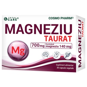 Magneziu Taurat, 30 capsule, Cosmo Pharm