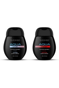 Set de lubrifianti, Sensation Kit Chill And Heat, Wicked Sensual Care, 2 x 45 ml, Tonga