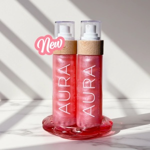 Spray natural stralucitor Peptide Shimmer Aura Pink, 100 ml, Cocosolis - Img 4