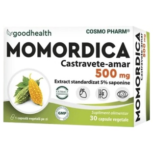 Supliment alimentar MOMORDICA / Castravete-amar, Cosmo Pharm, 30 capsule vegetale