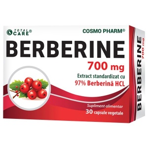 Berberina, 700 mg, 30 capsule, Cosmo Pharm