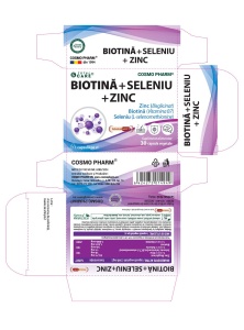 Biotina + Seleniu + Zinc, 30 capsule, Cosmo Pharm - Img 3