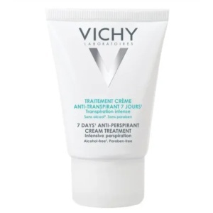 Deodorant crema tratament impotriva transpiratiei abundente cu eficacitate 7 zile, 30 ml, Vichy