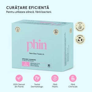 Prosoape faciale de unica folosinta Glow Towels, XL, 30 bucati, Phin - Img 4