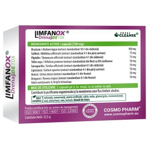 Supliment alimentar LIMFANOX, Cosmo Pharm, 30 capsule - Img 2