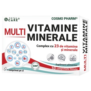 Supliment alimentar MultiVITAMINE MultiMINERALE, Cosmo Pharm, 30 comprimate