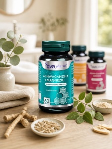 Ashwagandha + Magneziu, 60 capsule, DVR Pharm - Img 2