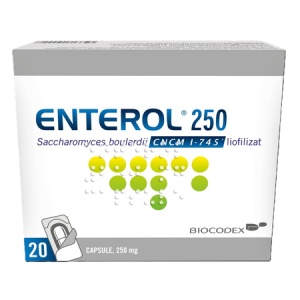 Enterol 250 mg, 20 capsule, Biocodex