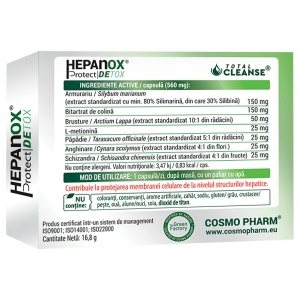 Hepanox Protect Detox, 30 capsule, Cosmo Pharm - Img 2