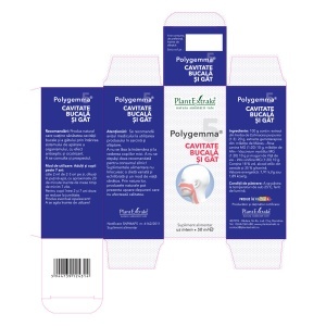 Polygemma 5 Cavitate bucala si Gat, 50 ml, Plant Extrakt - Img 2