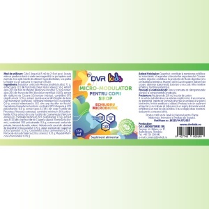 Sirop Micro-Modulator pentru Copii, 150ml, DVR Pharm - Img 4