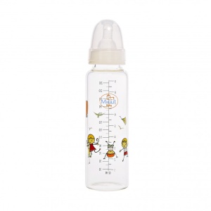 Biberon sticla 250 ml, 1 buc, Minut Baby
