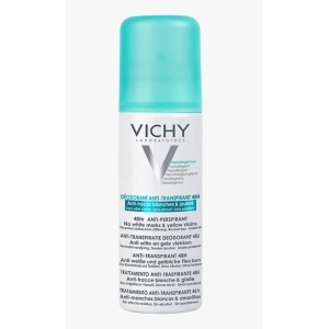 Deodorant 48h spray anti-perspirant impotriva petelor albe si galbene, 125 ml, Vichy