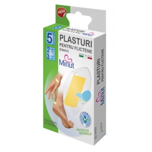 Plasturi pentru flictene (basici) Minut - 5 buc