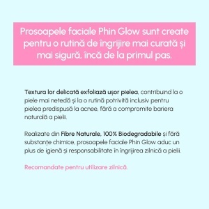 Prosoape faciale de unica folosinta Glow Towels, XL, 30 bucati, Phin - Img 4