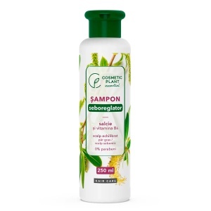 Șampon seboreglator cu salcie albă & complex de vitamine B, 250ml, Cosmetic Plant
