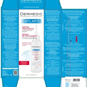 Ser tratament pentru stimularea cresterii parului Capilarte, 150 ml, Dermedic - Img 2