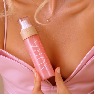 Spray natural stralucitor Peptide Shimmer Aura Pink, 100 ml, Cocosolis - Img 5