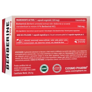 Berberina, 700 mg, 30 capsule, Cosmo Pharm - Img 2
