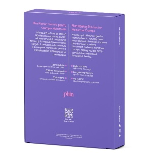Plasturi termici pentru crampe menstruale, 3 bucati, Phin - Img 5